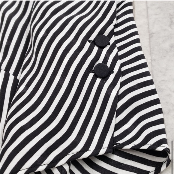 Olivia Stripe Silk Top Frame Denim Multi Stripe - Picture 8 of 8